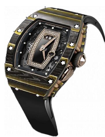 Richard Mille RM 37 Gold Carbon Watch Replica